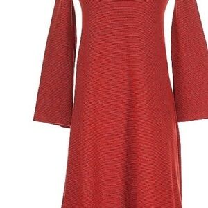 Christy Dawn Red Long Sleeve Dress xs